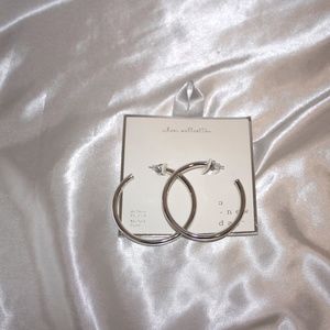 A New Day Silver Collection Sterling Silver Hoop Earrings